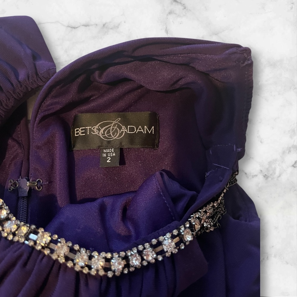 Purple Rhinestone Dress - Picture 3 of 4